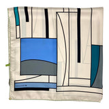 Foulard cm 90x90 Pura Seta disegno Grande Geo Cod 542