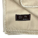 Coperta Yacht in Lana Seta Jacquard Oxford, colore Champagne Cod 601