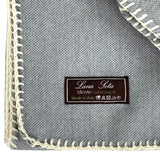 Coperta Yacht Lana Seta Jacquard Oxford, colore Grigio Cod 602