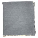 Coperta Yacht Lana Seta Jacquard Oxford, colore Grigio Cod 602