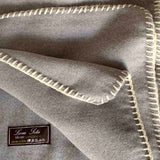 Coperta Yacht Lana Seta Jacquard Oxford, colore Grigio Cod 602
