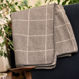 Coperta Veliero in Cashmere Lana colore Grigio Mélange. Cod 621