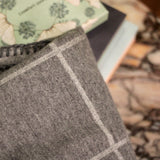 Coperta Veliero in Cashmere Lana colore Grigio Mélange. Cod 621