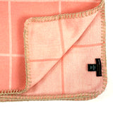 Coperta Veliero in Cashmere Lana colore Corallo. Cod 622