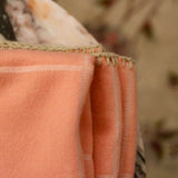 Coperta Veliero in Cashmere Lana colore Corallo. Cod 622