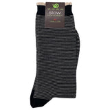 Calze Donna millerighe mezzo gambaletto cotone Nero Cod. 673