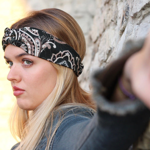 Fascia Per Capelli In Pile Con Fiocco - Elastica Per Sport, Doccia E Beauty, Colore Viola - Foto 7