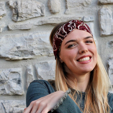 Fascia Per Capelli In Pile Con Fiocco - Elastica Per Sport, Doccia E Beauty, Colore Viola - Foto 1