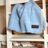 Copertina Cashmere per bambini colore Azzurro Cod 715