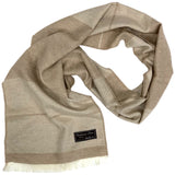 Sciarpa Uomo Cashmere Beige Cod 719
