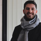 Sciarpa Uomo Cashmere Grigia Cod 720