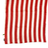 Stola di puro lino stampato disegno righe colore Rosa Corallo cm 70x200 Cod 734