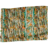 Stola di Georgette di Seta Stampa fluida colore Verde cm 70x200 Cod 741